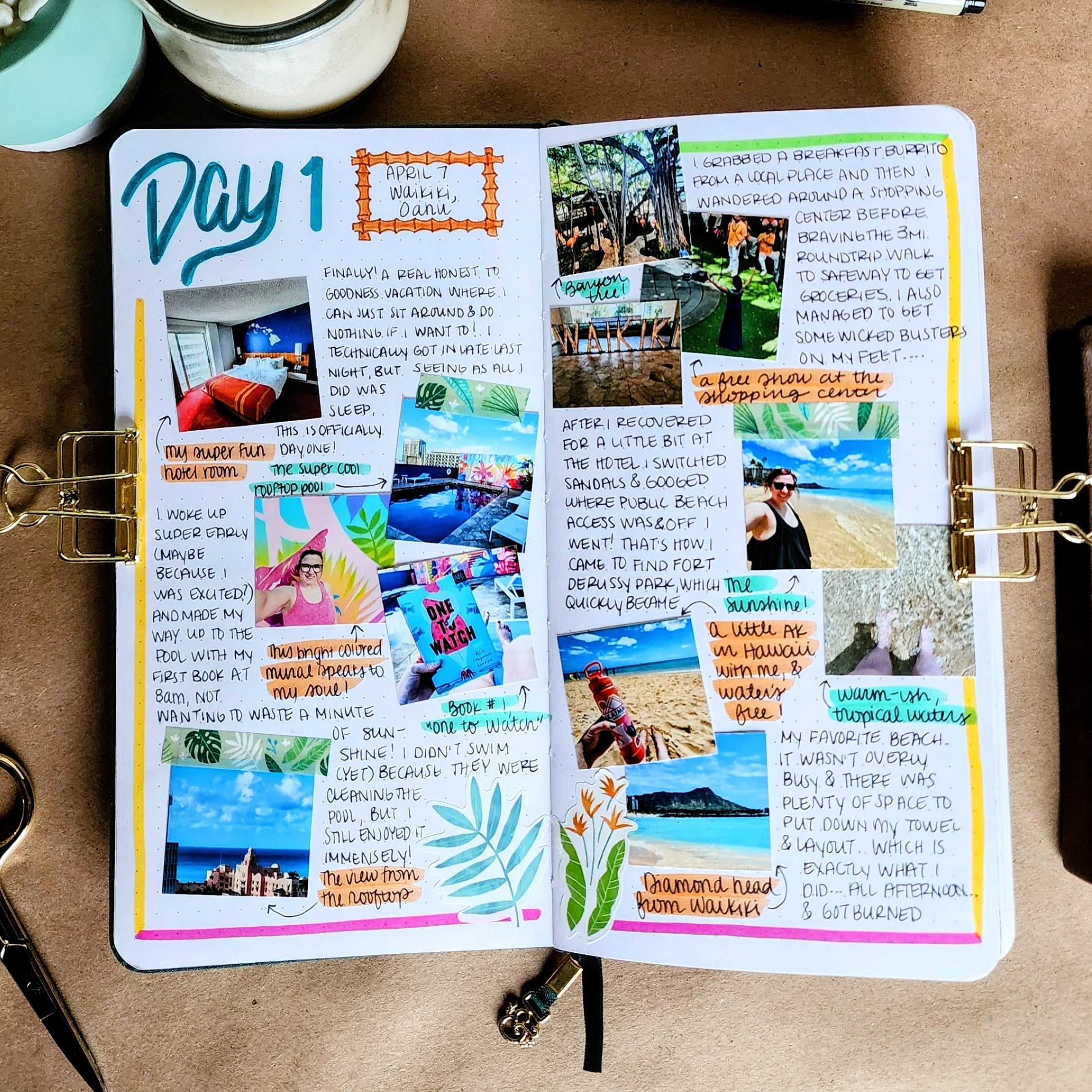 Travel journal ideas and inspiration. Techniques for keeping an