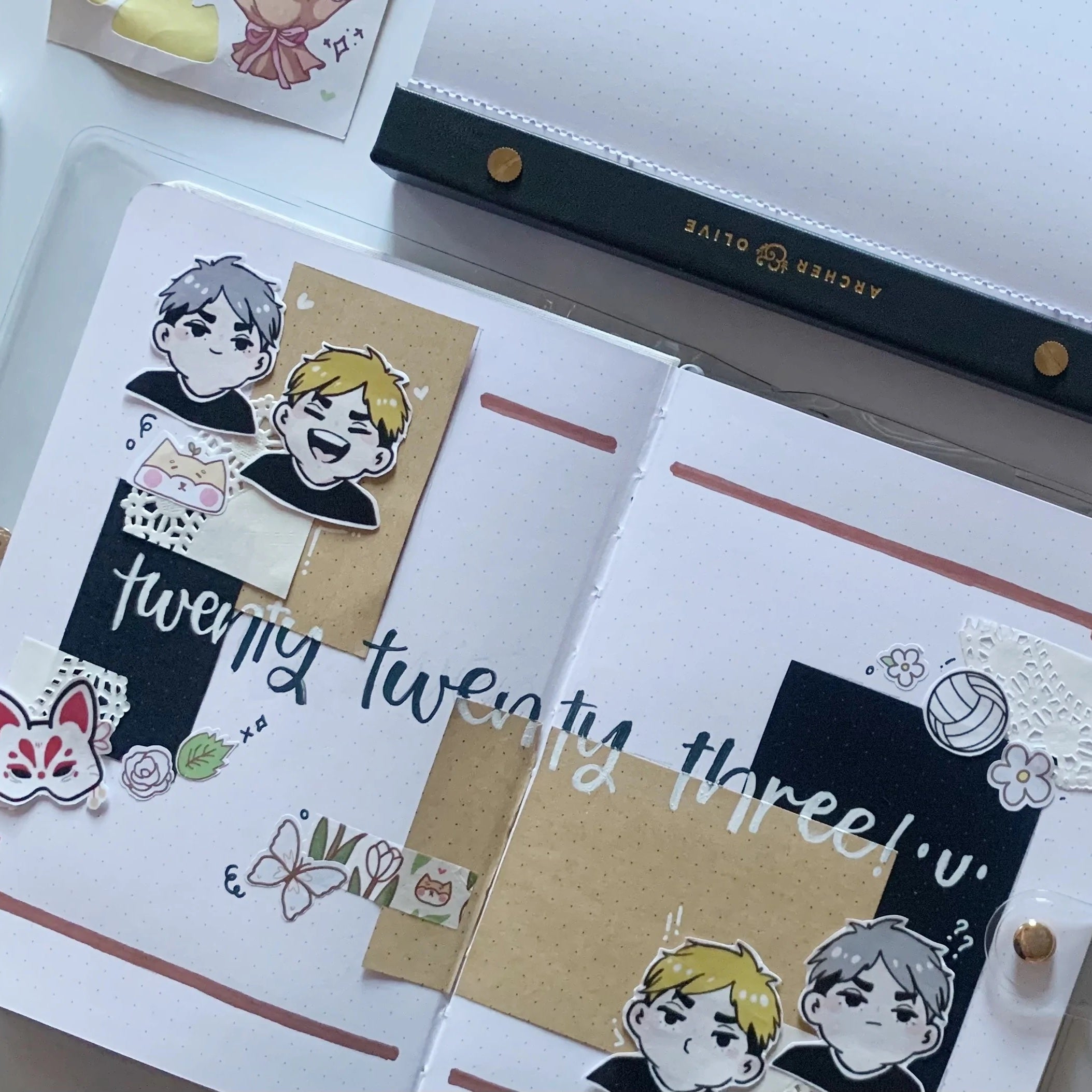 How To Incorporate Anime Into Your Bullet Journal | Archer and Olive