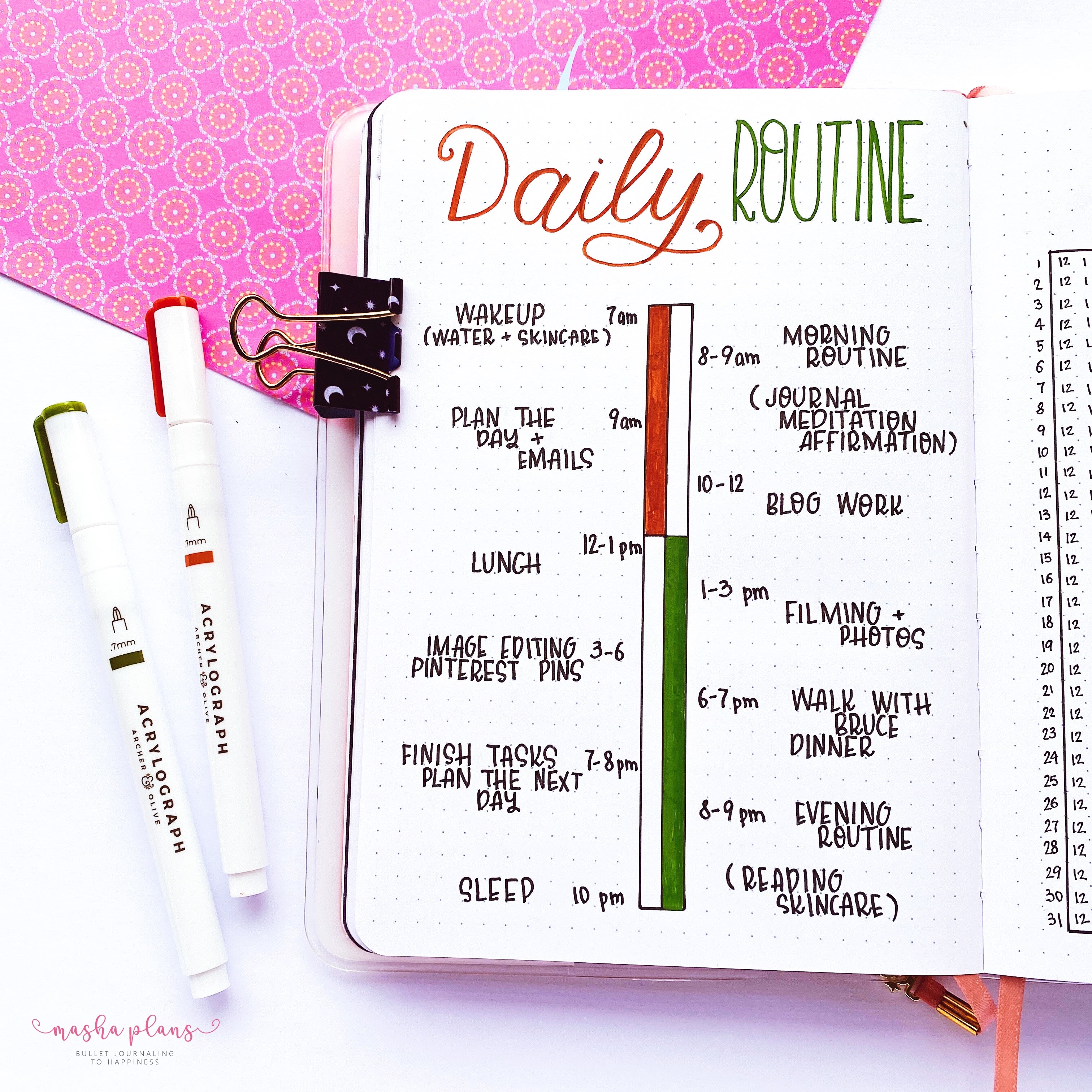 3 Important Bullet Journal Spreads To Keep You Organized | Archer 