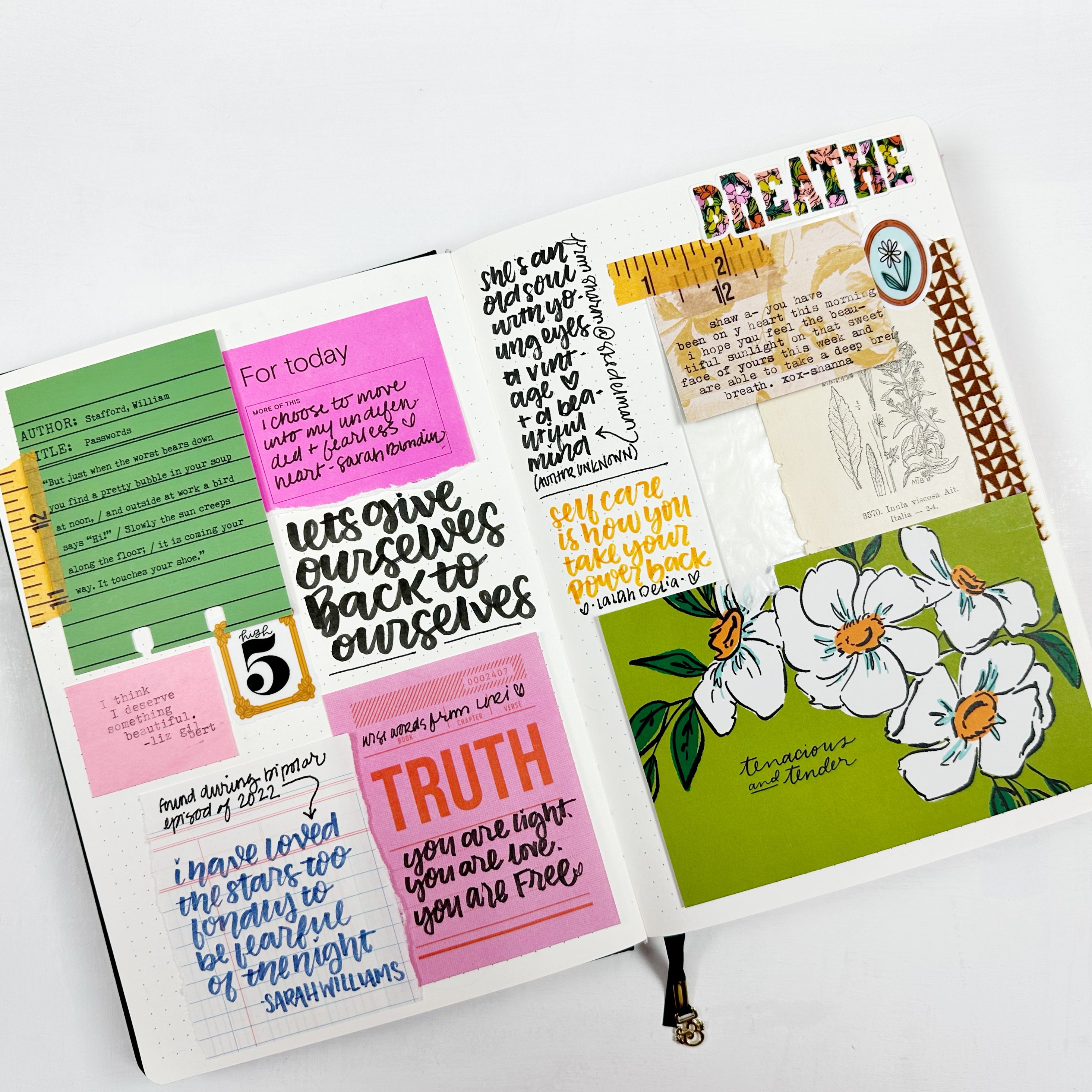 Creative Inspiration: Pens, Blank Pages, and Delightful Decor