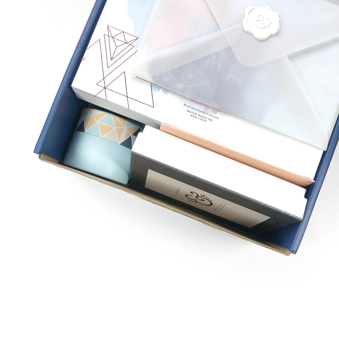 How To Use EVERYTHING In The September Geometric Themed Subscription Blog