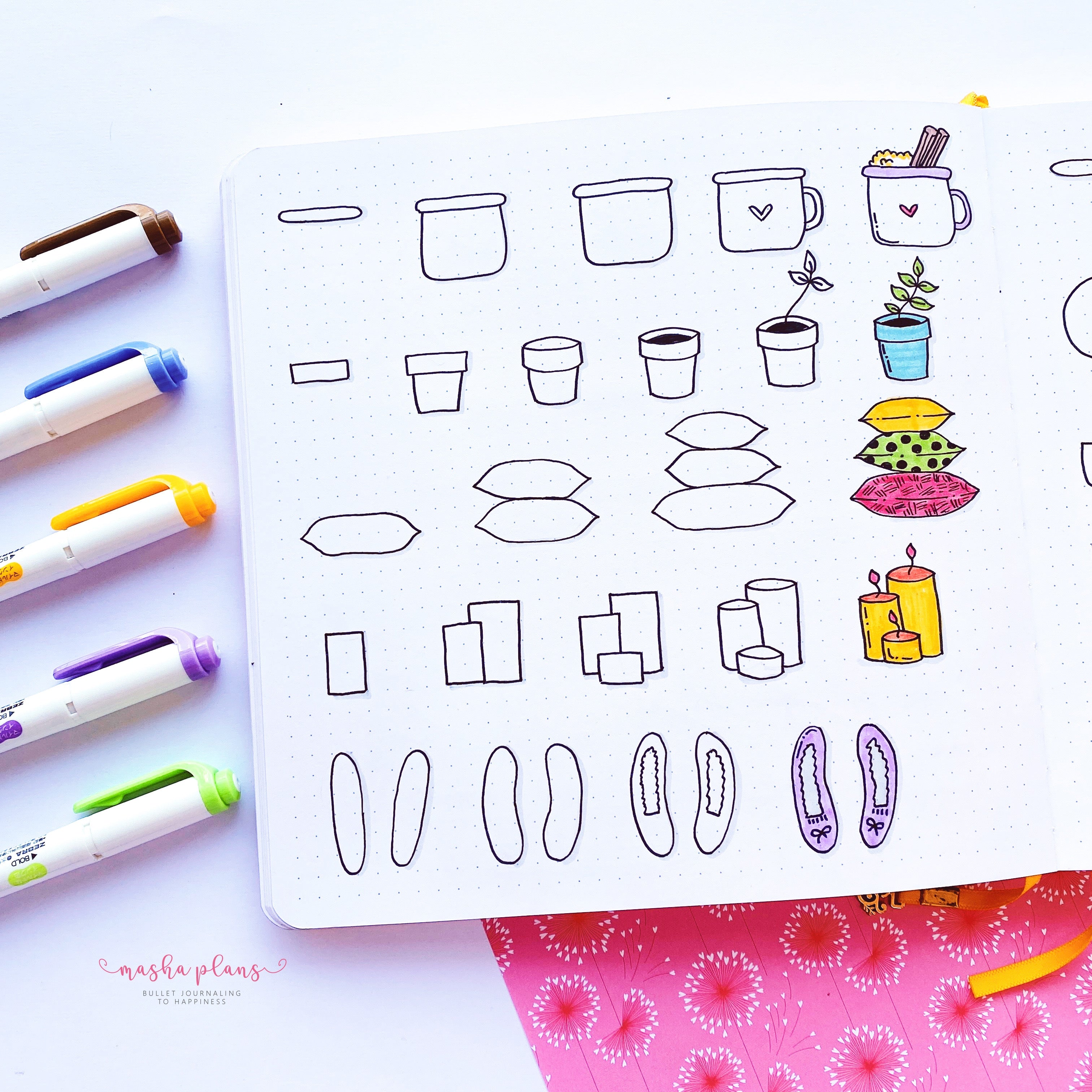 20+ Cosy Doodle Ideas And Tutorials For Your Bullet Journal 