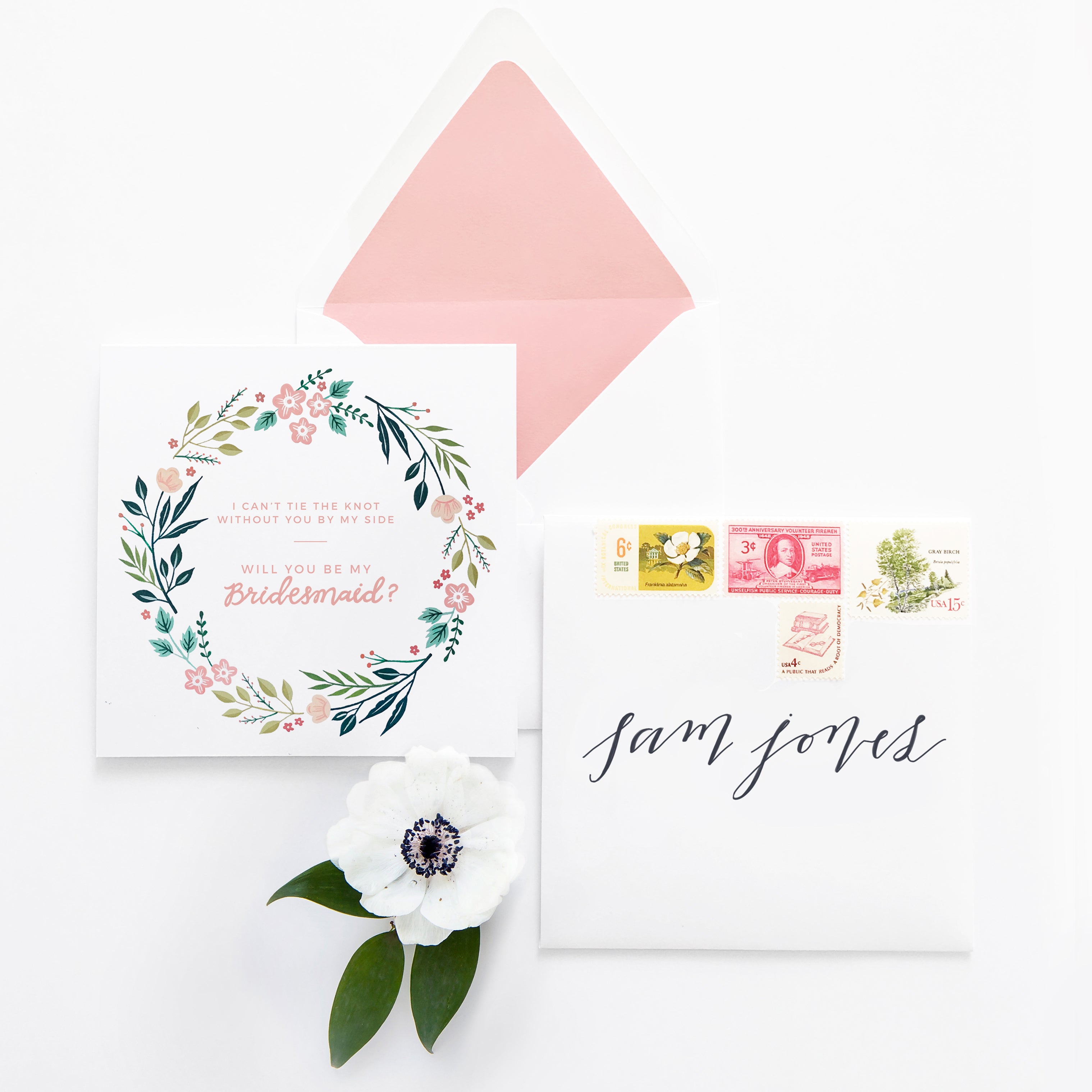 Free Printable - 'Will You Be My Bridesmaid' Card | Archer and Olive