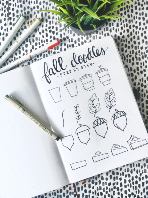 PLAN WITH ME  October 2021 Bullet Journal Set Up - Pumpkin Spice