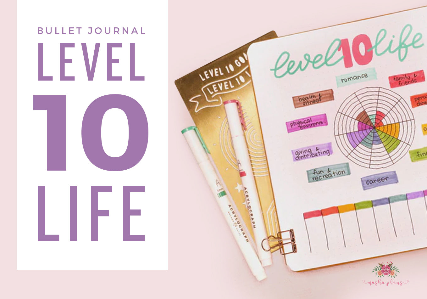 How To Create A Level 10 Life Spread In Your Bullet Journal
