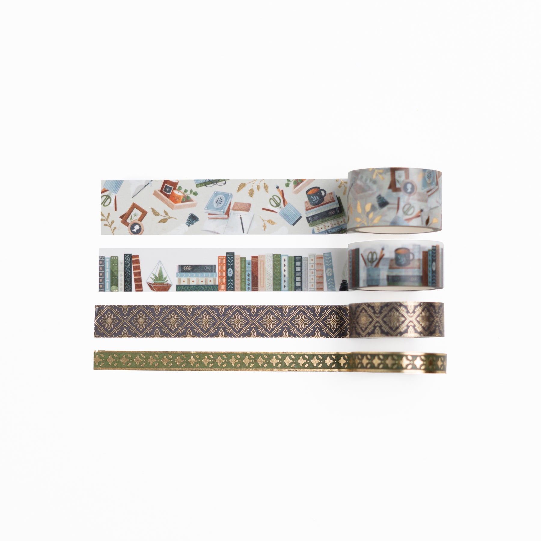 Premium Vector, Drawn cute washi tapes collection