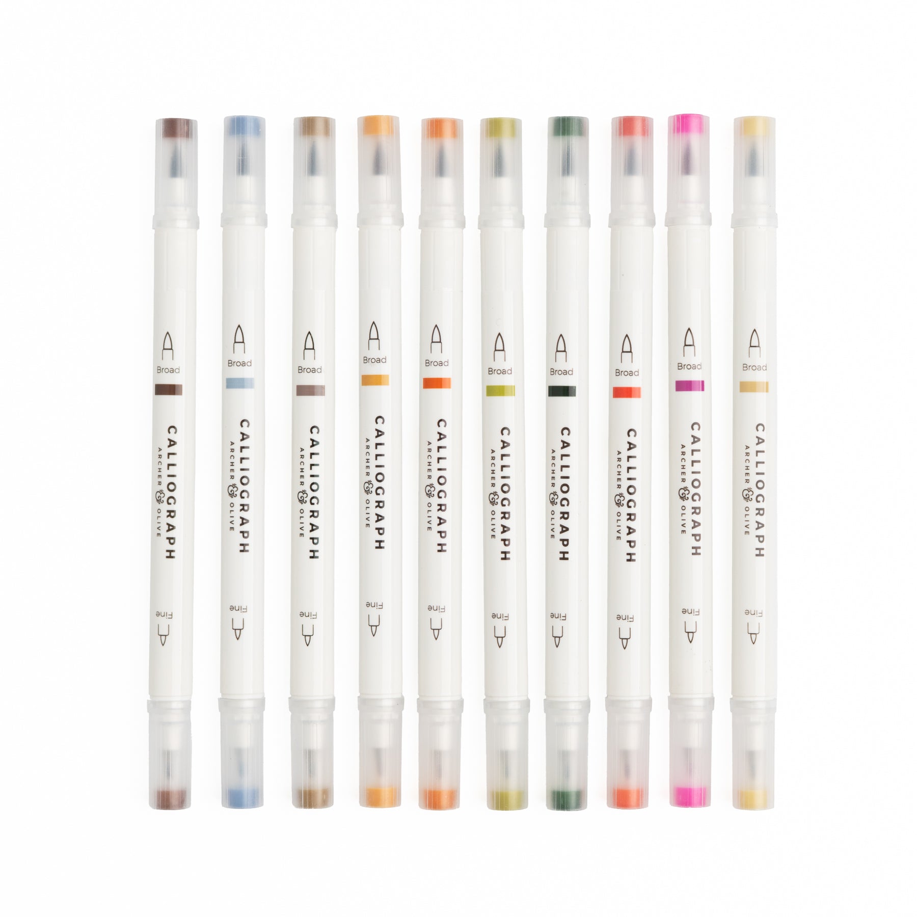 Forest Findings Calliograph Pens - Archer and Olive