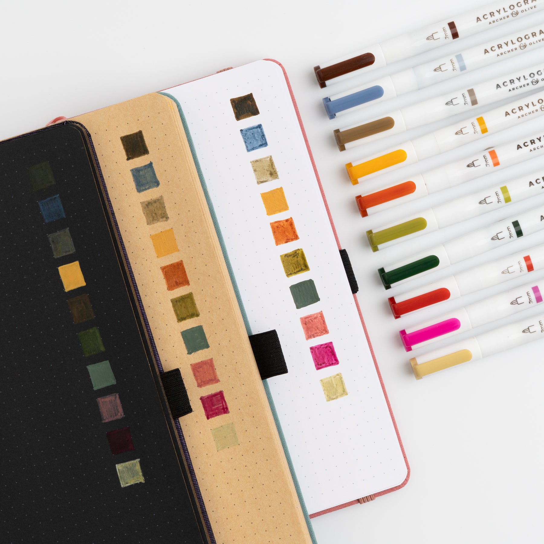 Forest Findings Acrylograph Pens - Archer and Olive