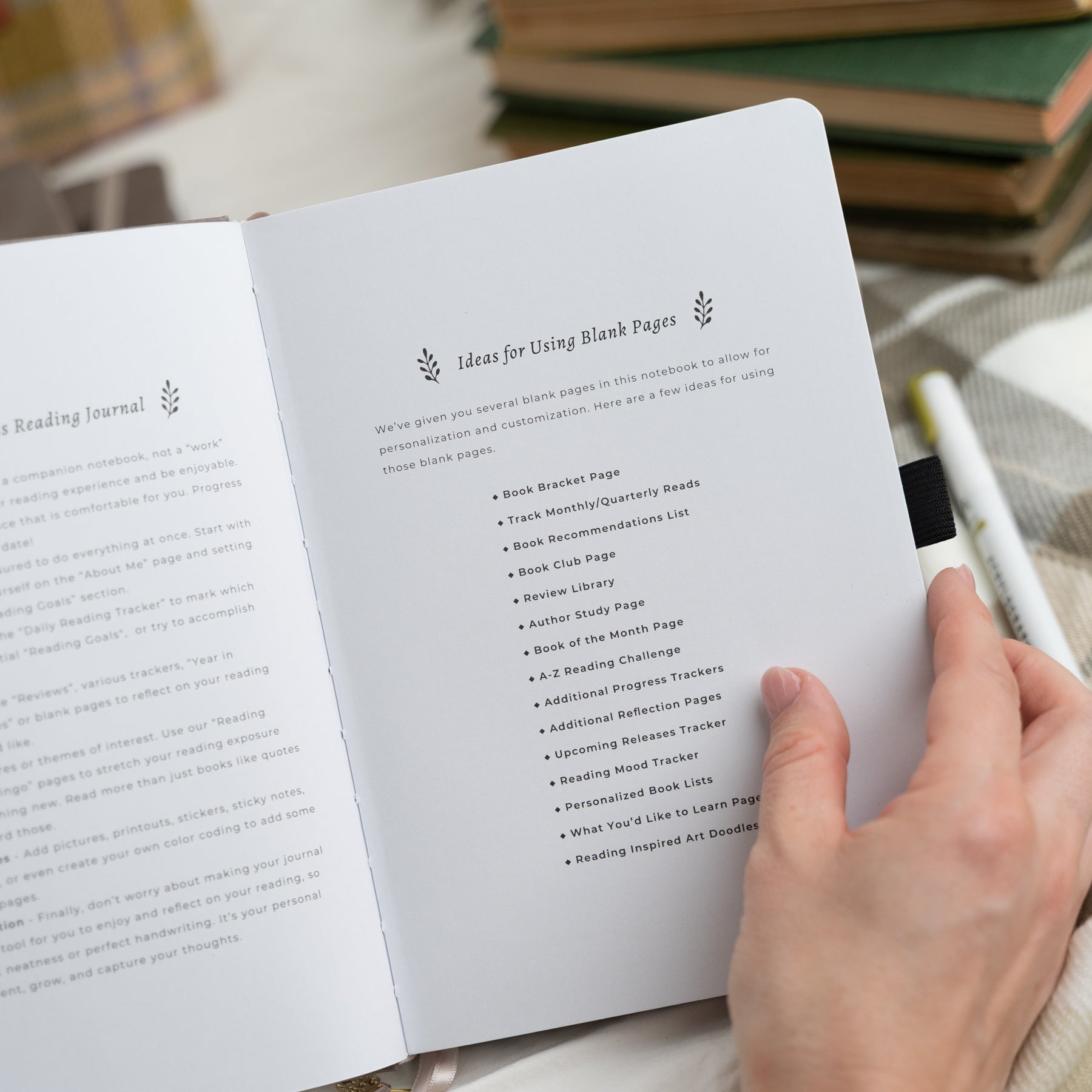 Bookshelf Reading Journal - Archer and Olive