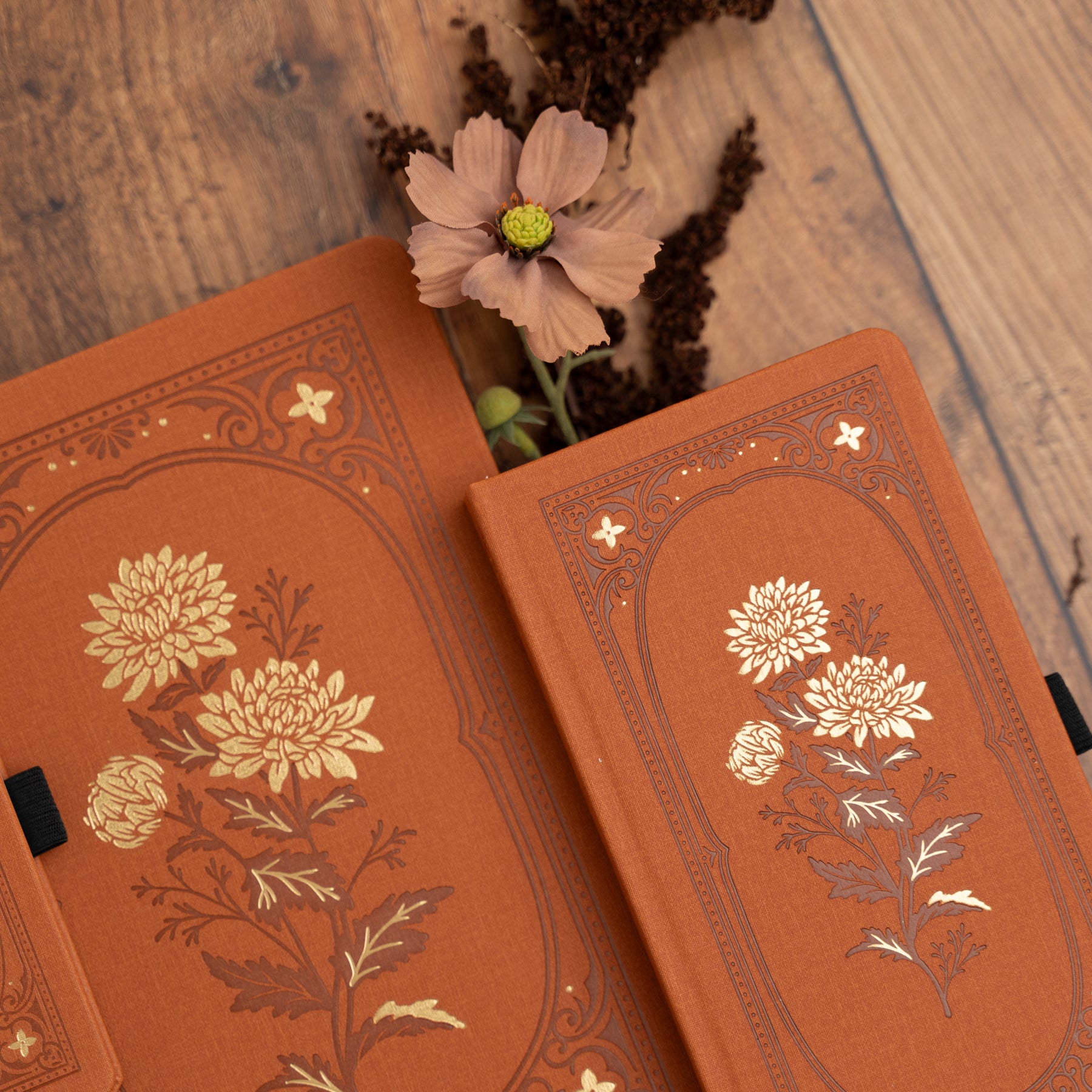 Chrysanthemum Dot Grid Notebook - Archer and Olive