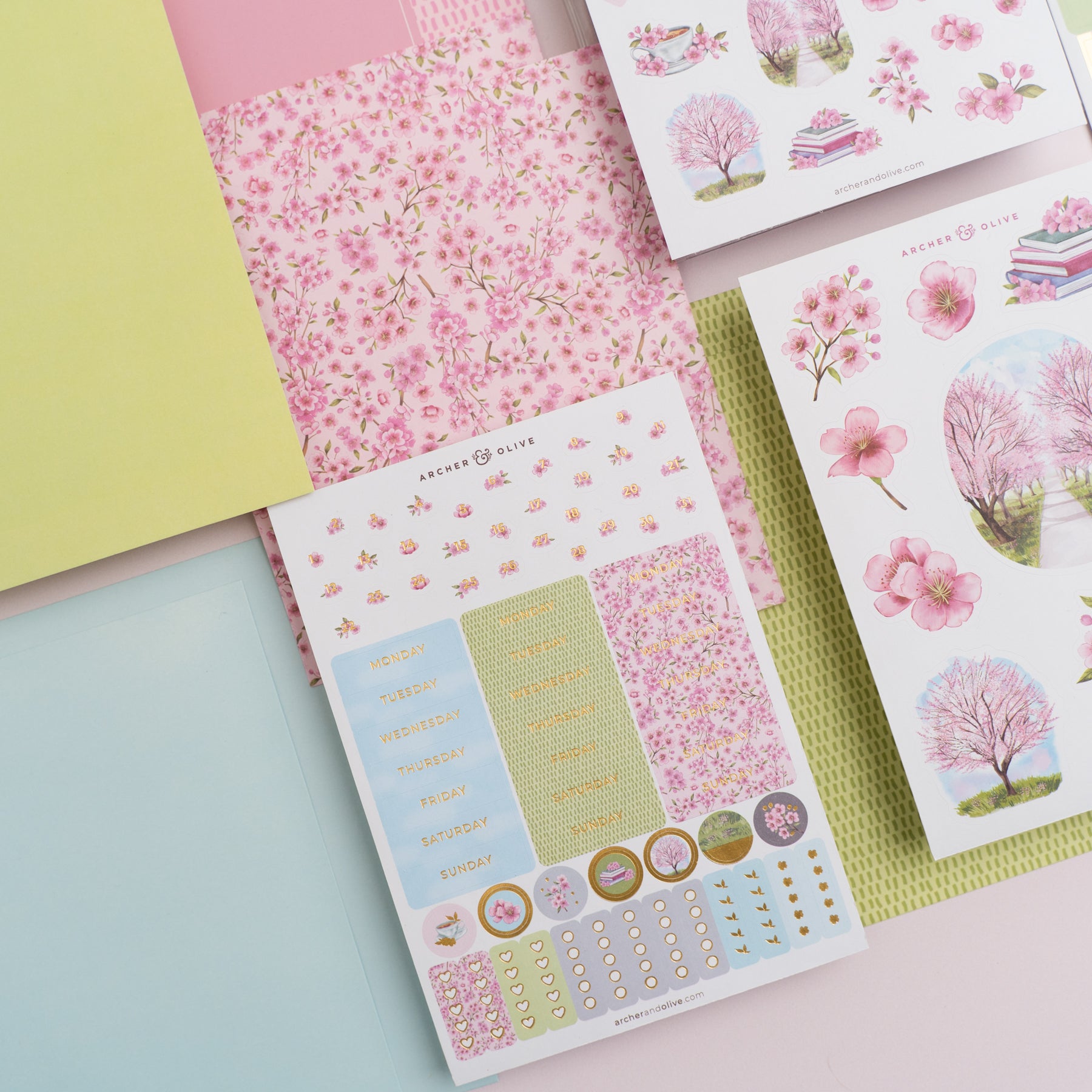 Cherry Blossoms Kit - Archer and Olive