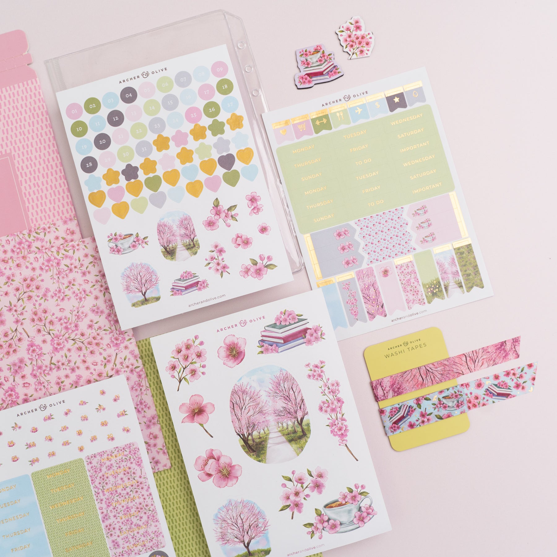 Cherry Blossoms Kit - Archer and Olive