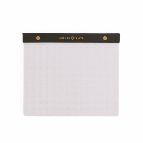 A5 Dot Grid Notepad : White - Archer and Olive