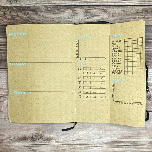 How to Create A Faux Dutch Door in your Bullet Journal