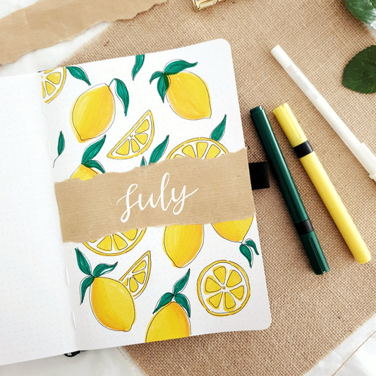 Lemone Theme Bullet Journal