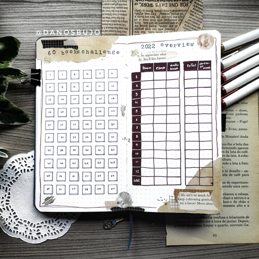 How To Create A Monthly Reading Tracker In Your Journal