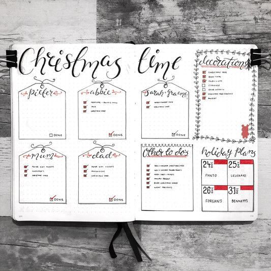 Keep On Budget When Buying Gifts This Holiday With The Help Of Your Bullet Journal