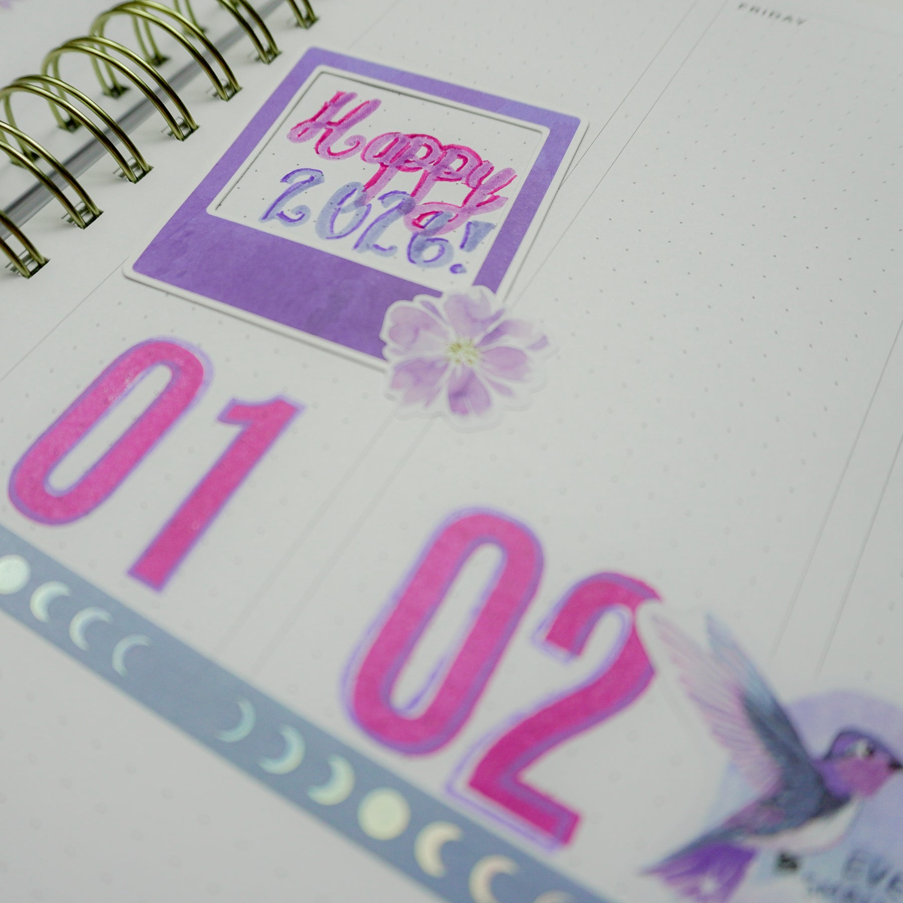 Setting Up A Weekly Journal Using The Archer and Olive Dated Planner