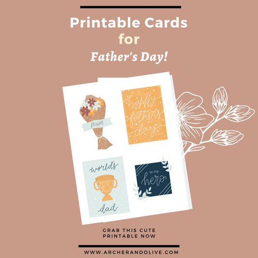 Free Printable: Father's Day Cards