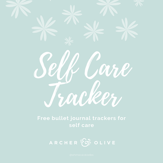 Using Your Bullet Journal For Self Care + Free Self Care Tracker Printable