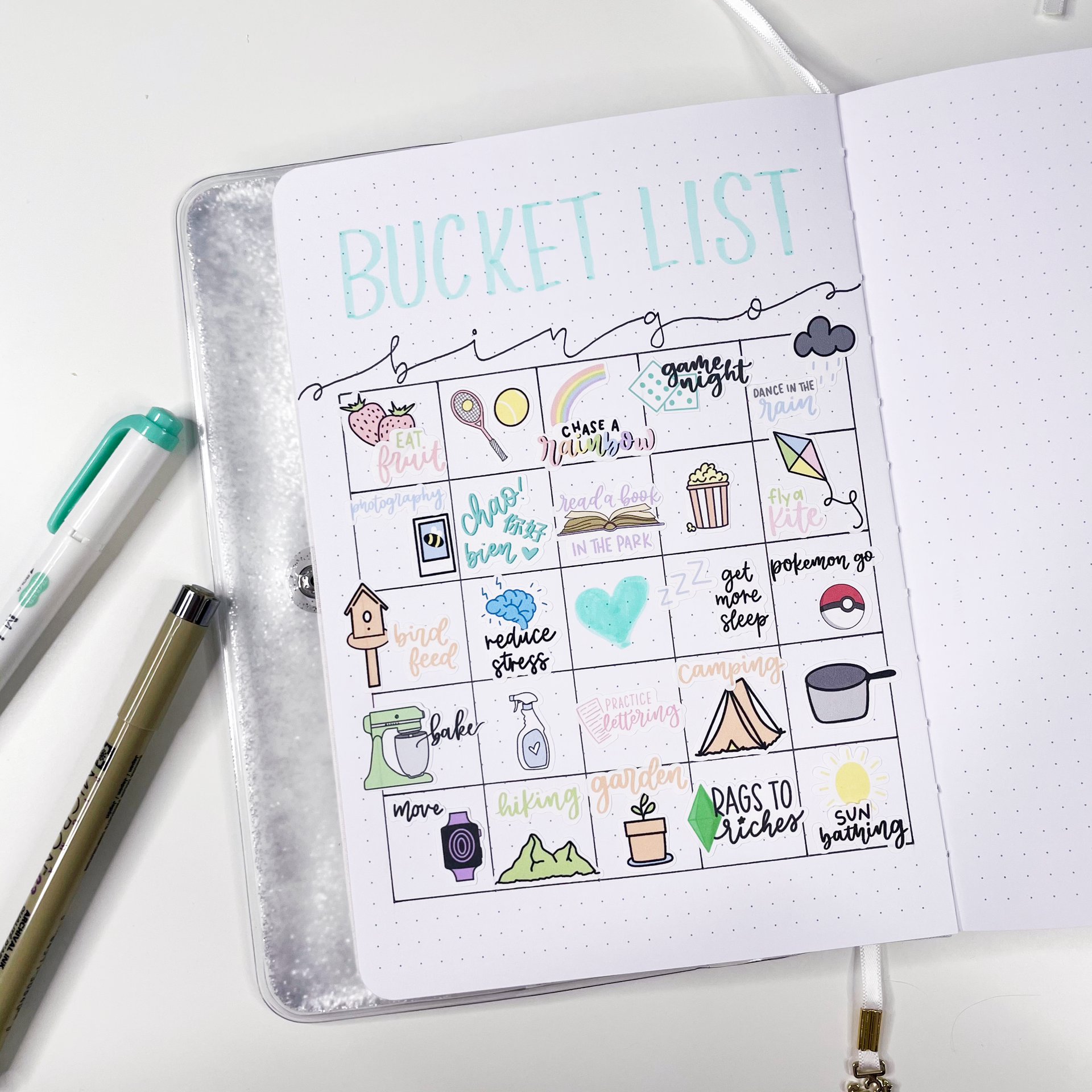 Creating a Spring Bucket List in Your Bullet Journal
