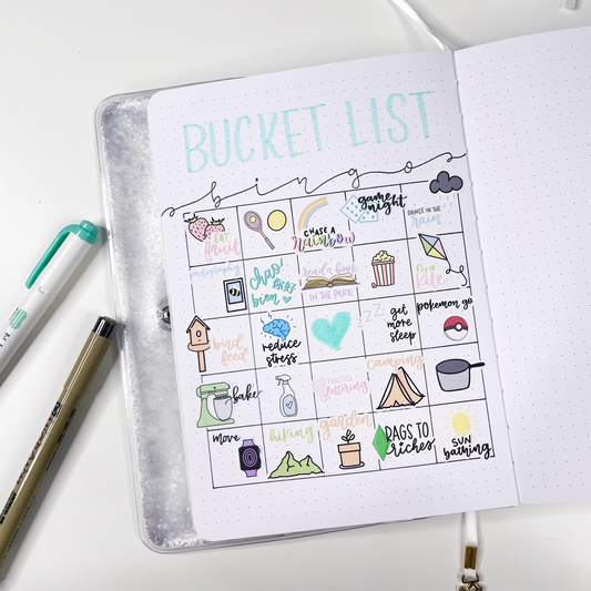 Creating a Spring Bucket List in Your Bullet Journal