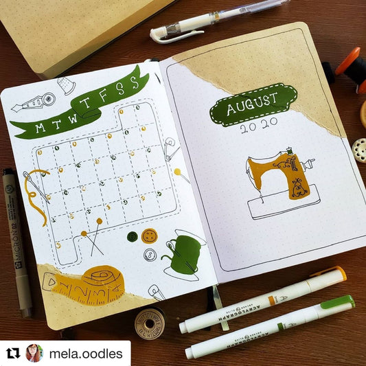 New Year Quote Page Tutorial for your Bullet Journal!