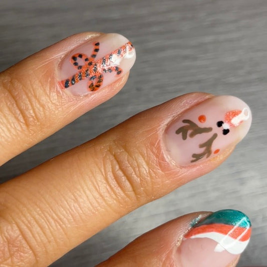 Festive Nail Art Ideas Using Paint Pens
