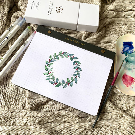 How To Use Water-Based Markers As Watercolors | Archer And Olive Calliographs