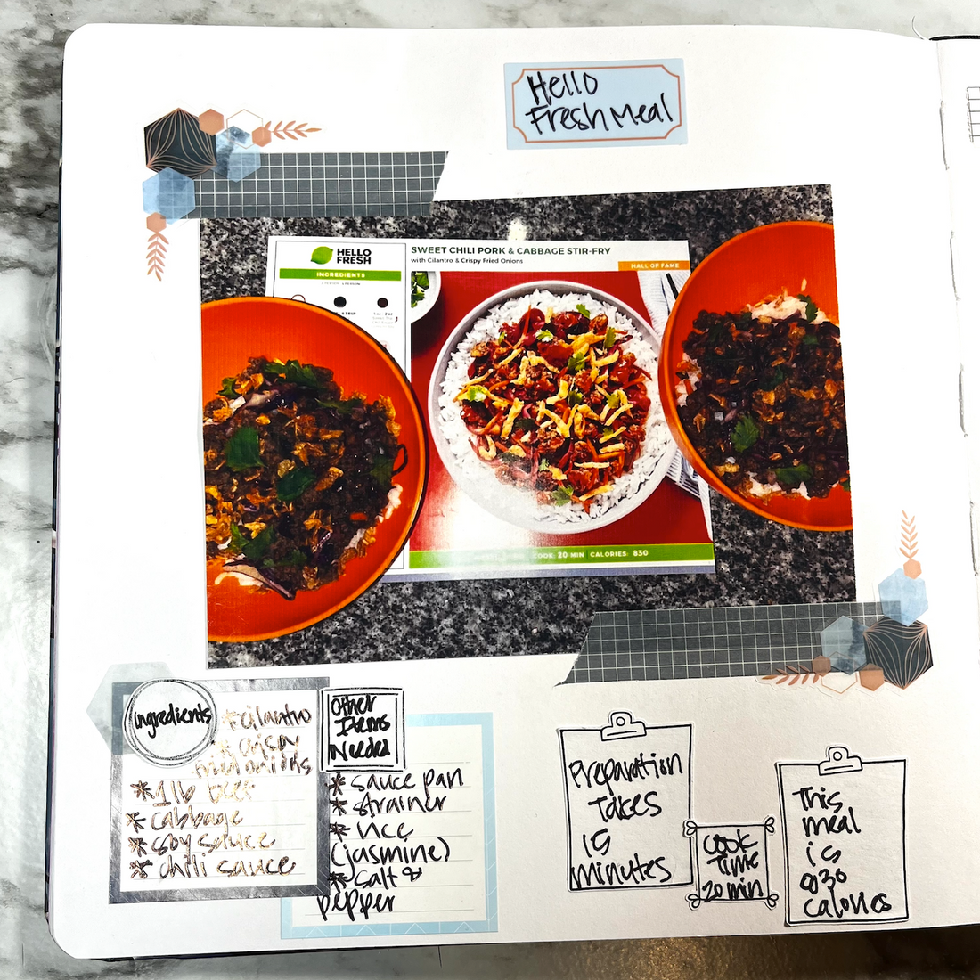 How To Make A Recipe Bullet Journal + FREE Recipe Card Printable