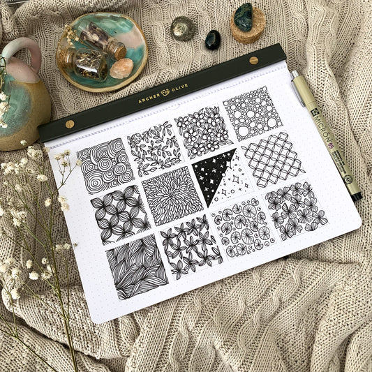 How Creating Zentangles Can Promote Mindfulness & Mental Wellness | With Examples