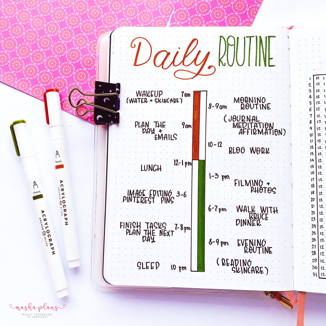 3 Important Bullet Journal Spreads To Keep You Organized