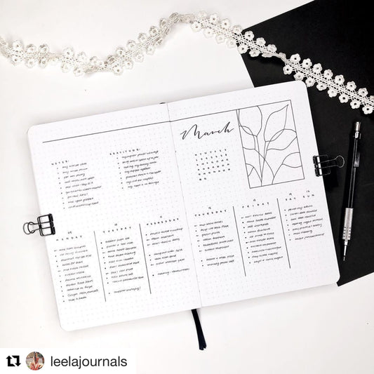 Overwhelmed By Decorative Bullet Journals? Here’s Some Simple Spreads To Inspire The Minimalist In You