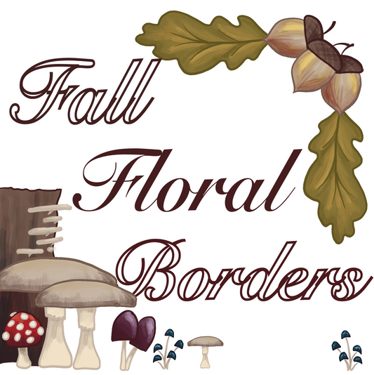 Fall Floral Border Designs For Your Bullet Journal