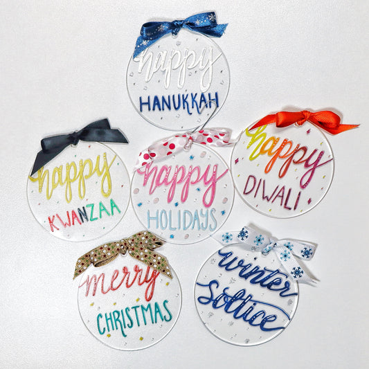 Homemade Holiday Ornaments Tutorial | Fun Holiday Craft Ideas