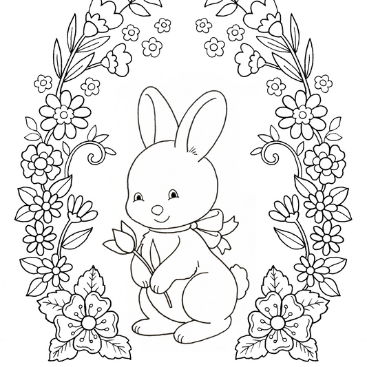 How To Draw An Easter Bunny - Easy Step by Step Tutorial