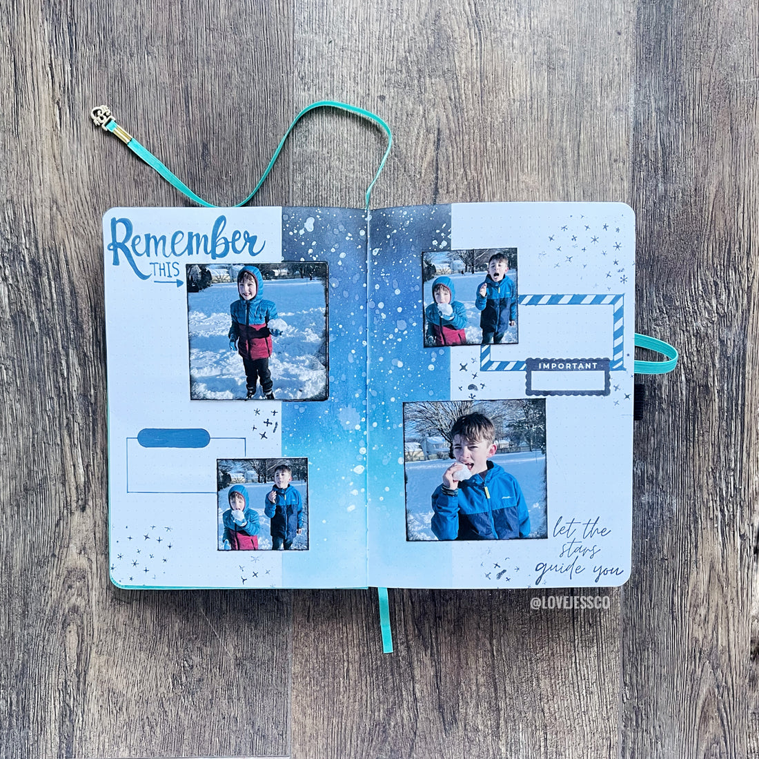 How To Create A Monthly Memory Keeping Spread That Fits Any Bullet Journal Theme