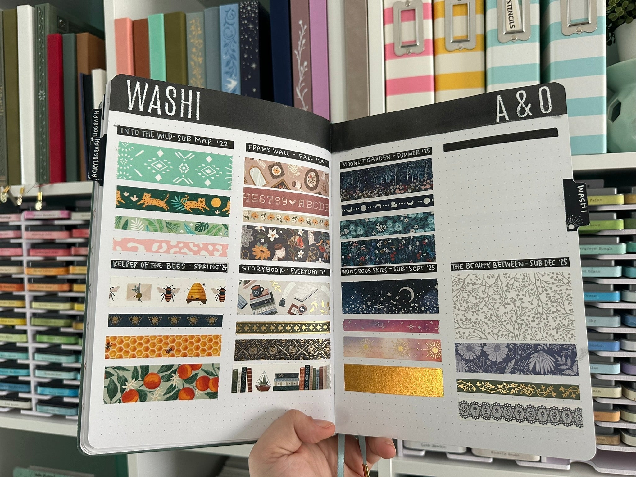 Create a Swatch Journal For Your Stationery Supplies