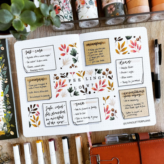 ‘Pick-Me-Up’ Bullet Journal Spreads For Your Mental Health