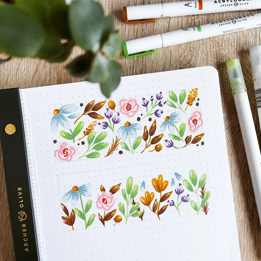 15+ Floral Doodle Ideas For Your Bullet Journal Spreads
