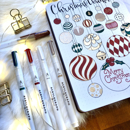 3 Ways To Use Acrylograph Pens In December