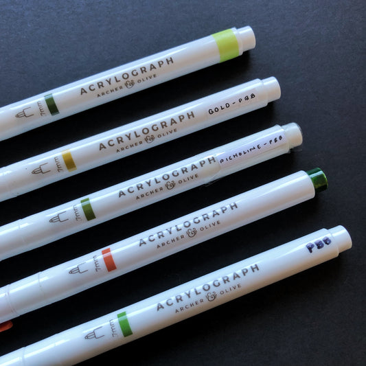 5 Easy Ways To Label Your Archer And Olive Acrylograph Pens!