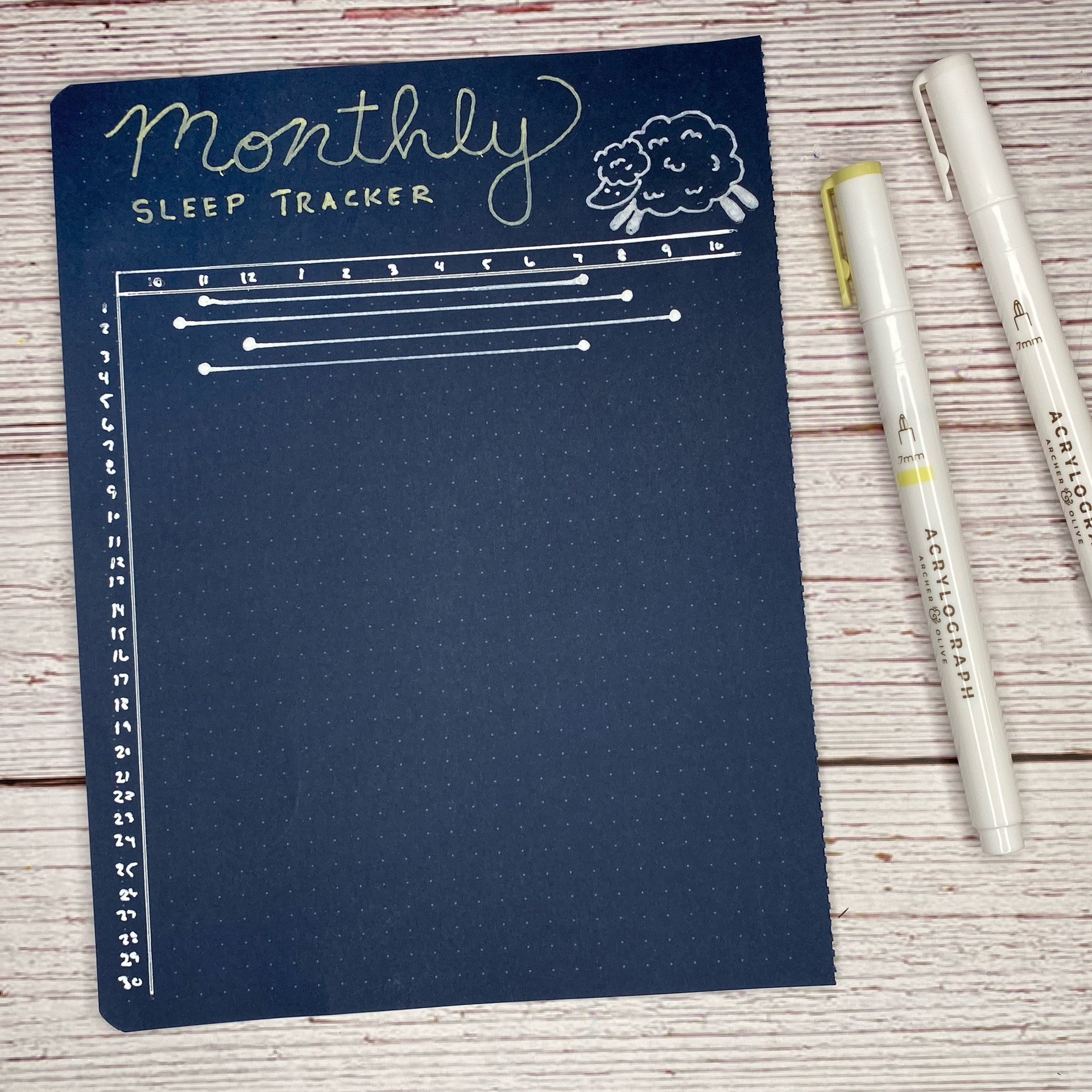 5 Dreamy Sleep Tracker Ideas For Your Bullet Journal