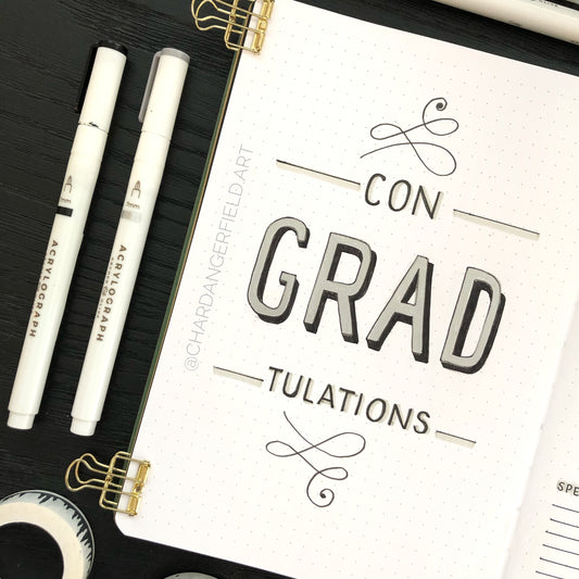 The Perfect Graduation Spread For Your Bullet Journal
