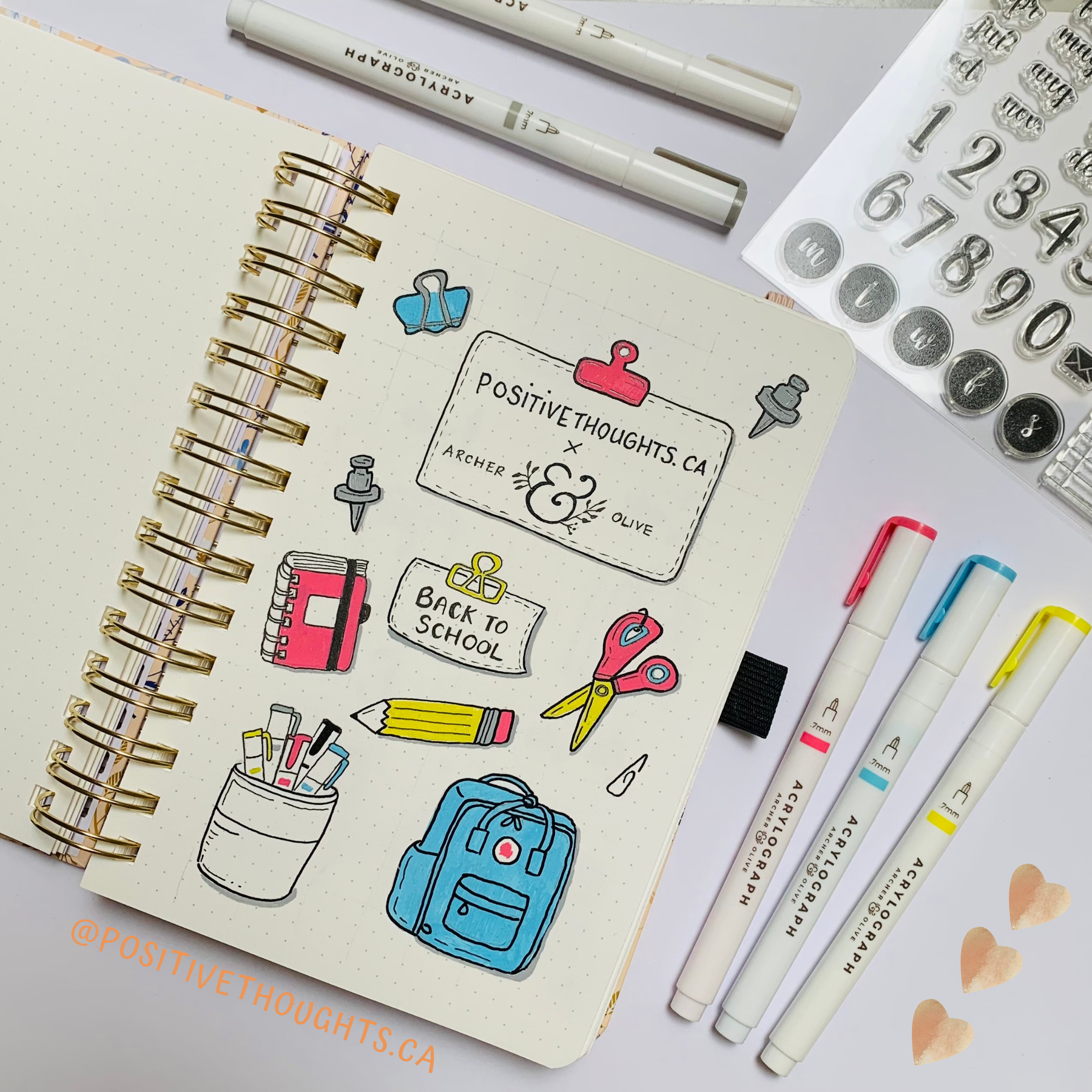 How To: Back-to-School Doodles For Your Bullet Journal + Free Printabl ...