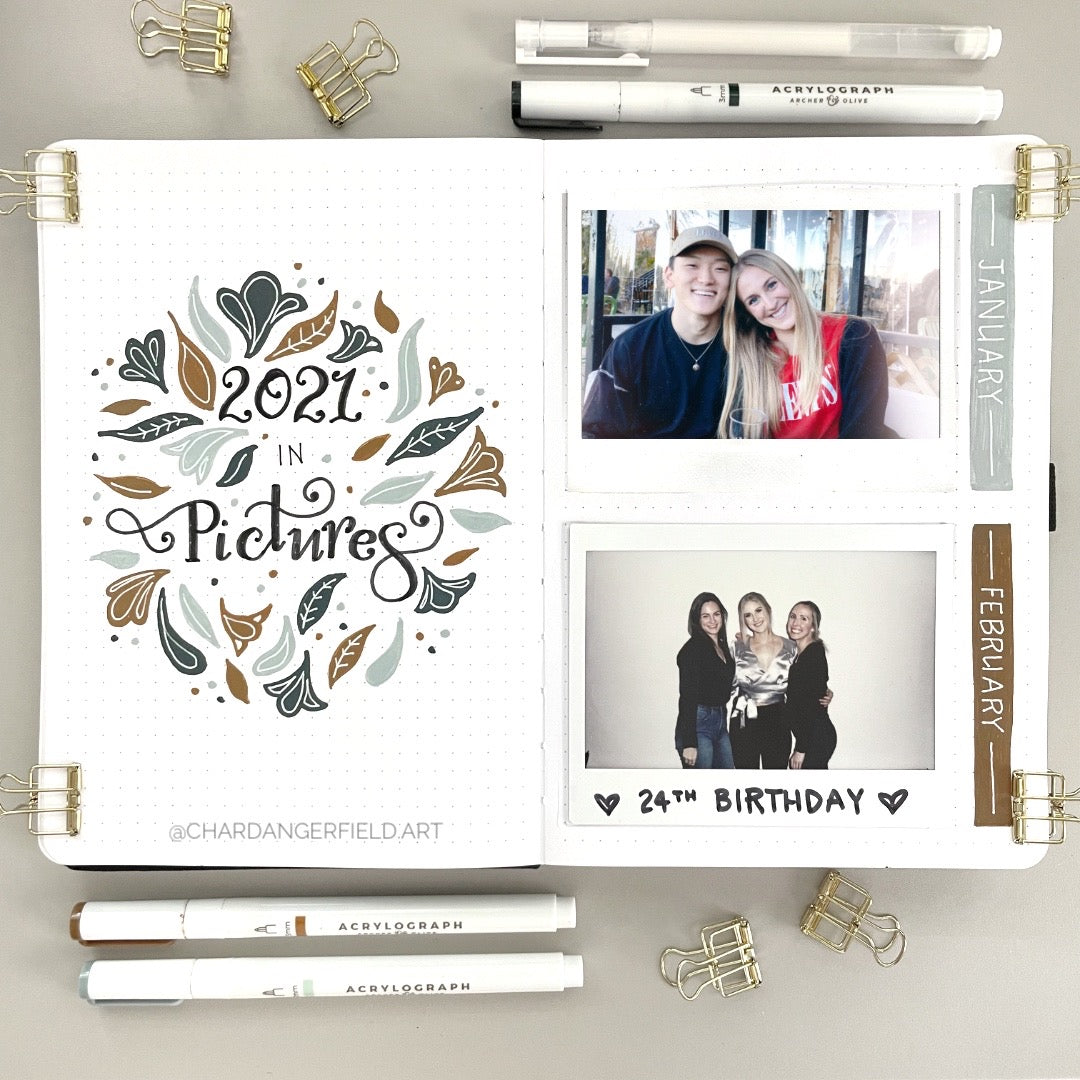 How To Create A Memory Spread For Your Bullet Journal – Archer and Olive