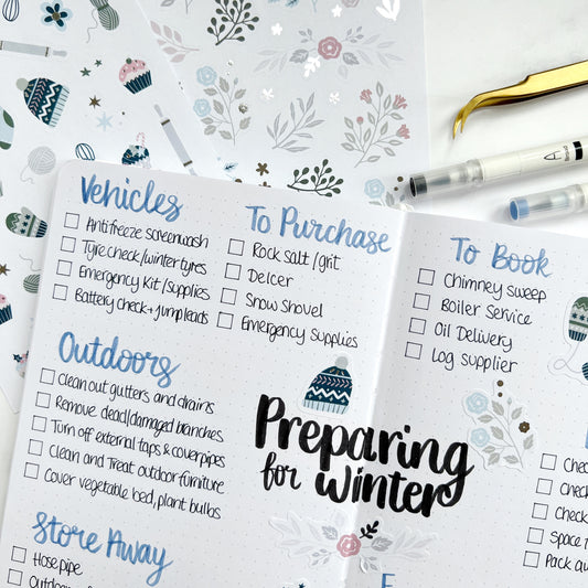 Preparing Your Home for Winter with this Simple Journal Checklist