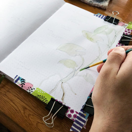 Tips and Tricks for Using Watercolor in Your Bullet Journal