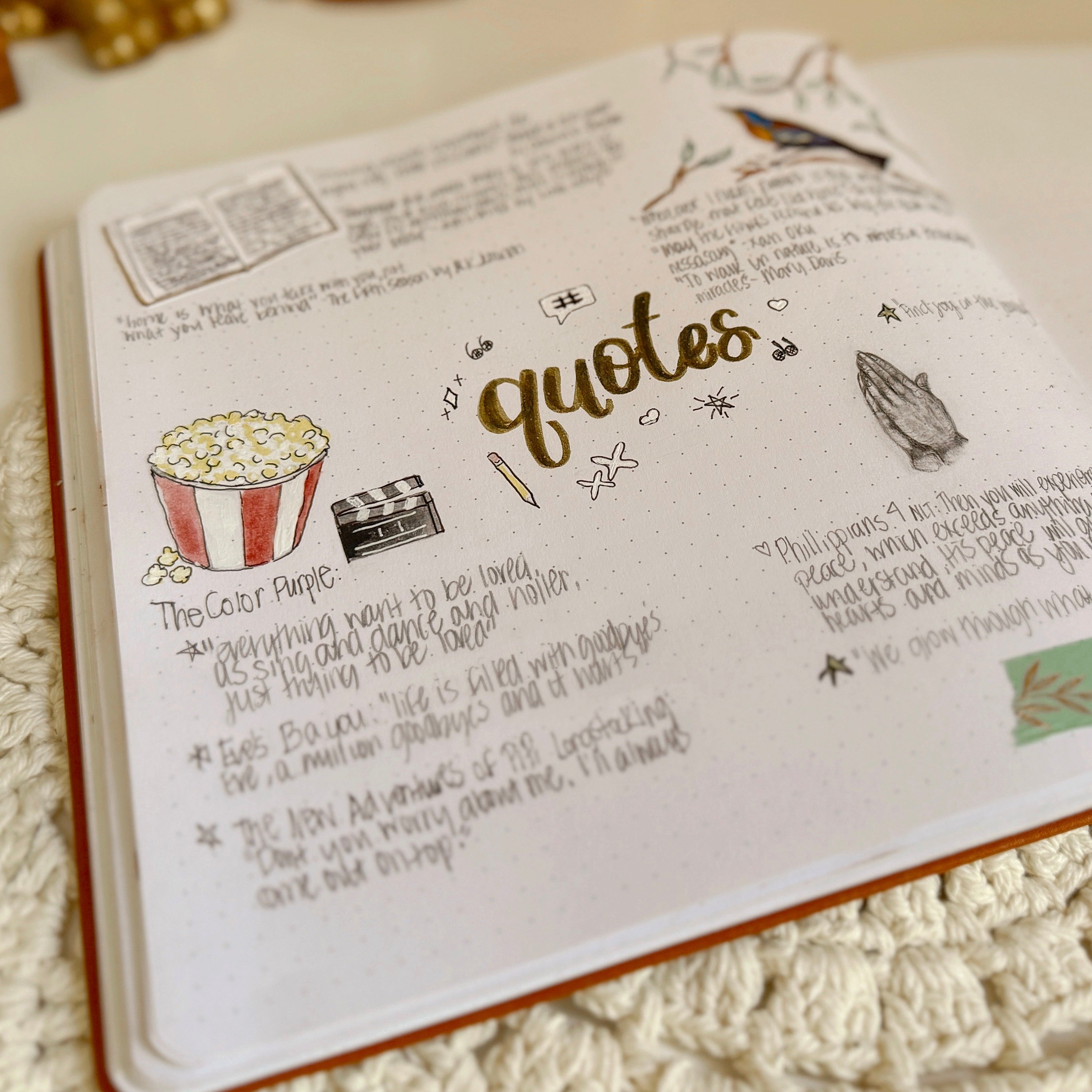 Creating A Quote Page in your Journal – Archer and Olive