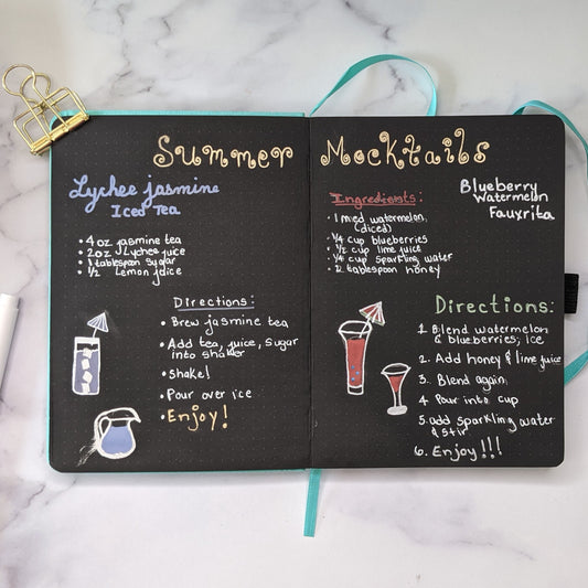 Summer Cocktail and Mocktail Recipe Ideas + FREE Printable